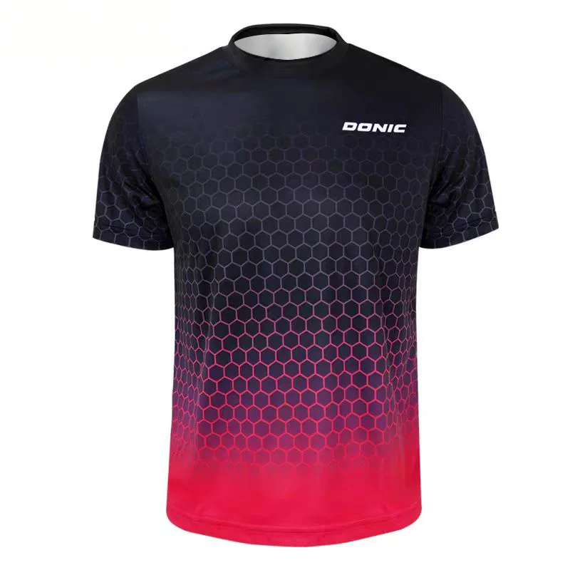 Table Tennis Outfit - قميص تنس طاولة جديد للرجال بطباعة